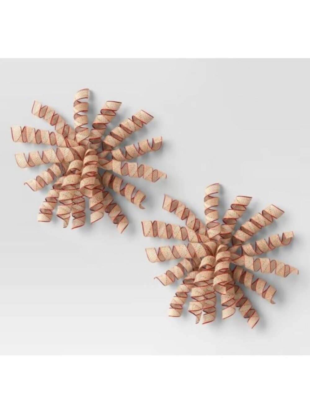 Target 2ct Christmas Modern Heritage Premium Curl Swirl Brown/Red- Wondershop™